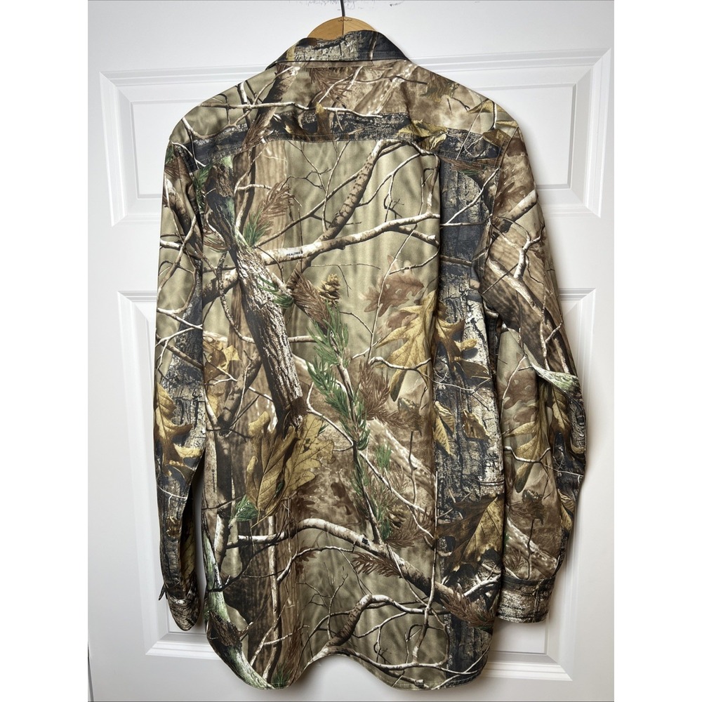 LL Bean Men Medium Tall Realtree Camo Performance LS MT OGGY9 Moisture Wicking - Picture 2 of 5